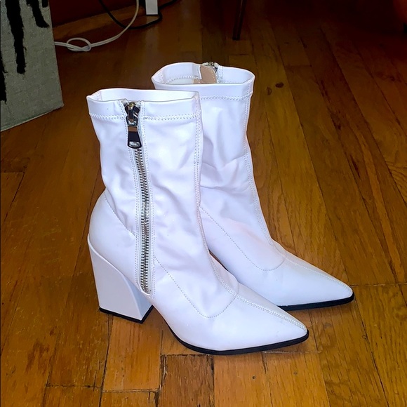 Public Desire Shoes - White sock booties